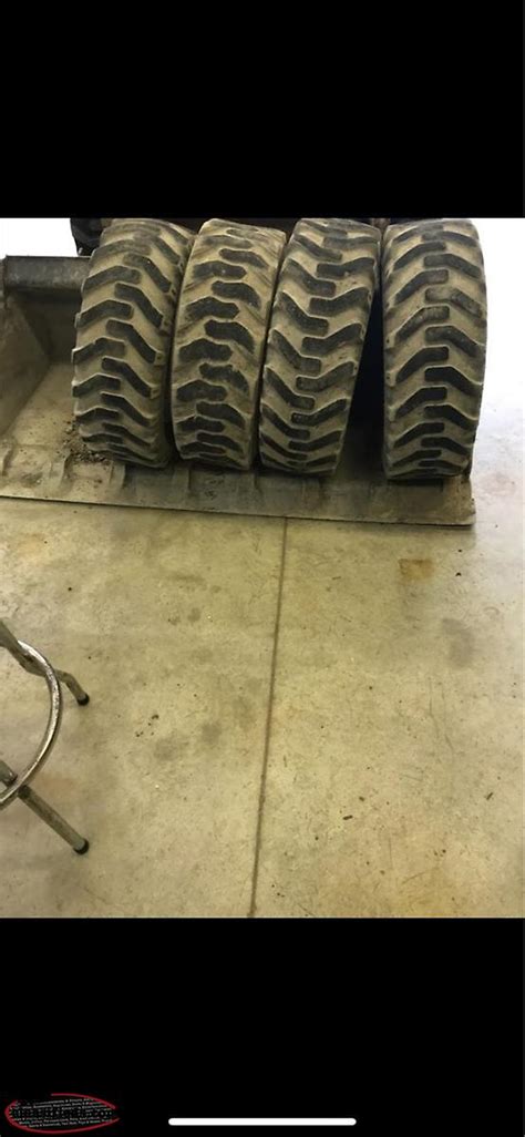 used 10x16.5 skid steer tires